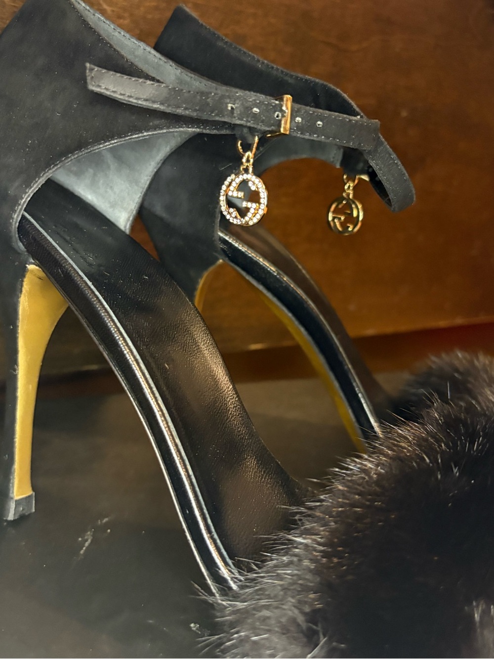 Gucci heels fur - Picture 2 of 7